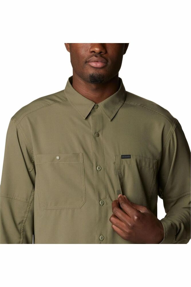 Columbia Am 1683 Sılver Rıdge Utılıy Lıte Long Sleeve Erkek Gömlek 2012931397 - 4