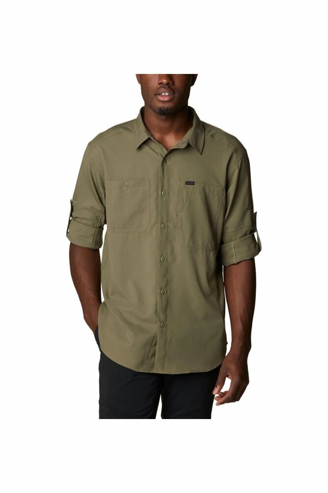 Columbia Am 1683 Sılver Rıdge Utılıy Lıte Long Sleeve Erkek Gömlek 2012931397 - 5