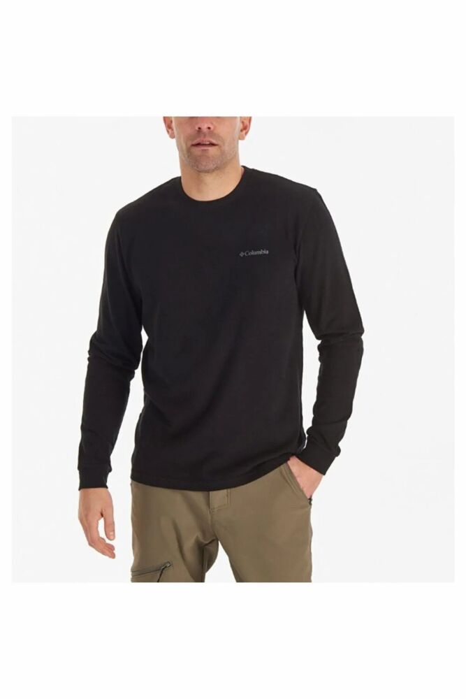 Columbia M Basıc Sm Logo Ls Erkek Sweat 9110161010 - 4