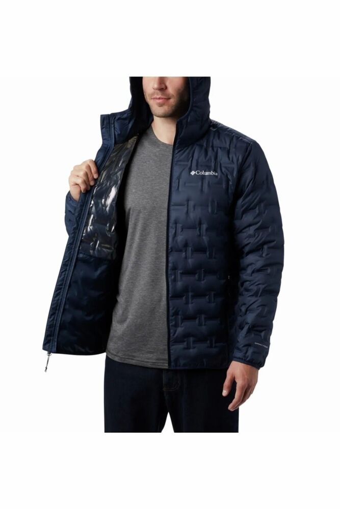 Columbia WO0954 Delta Rıdge Down Hooded Erkek Mont 1875892464 - 4