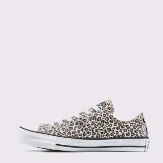 Convers Chuck Taylor All Star Leopar Desenli Kadın Ayakkabı A14941C - 4