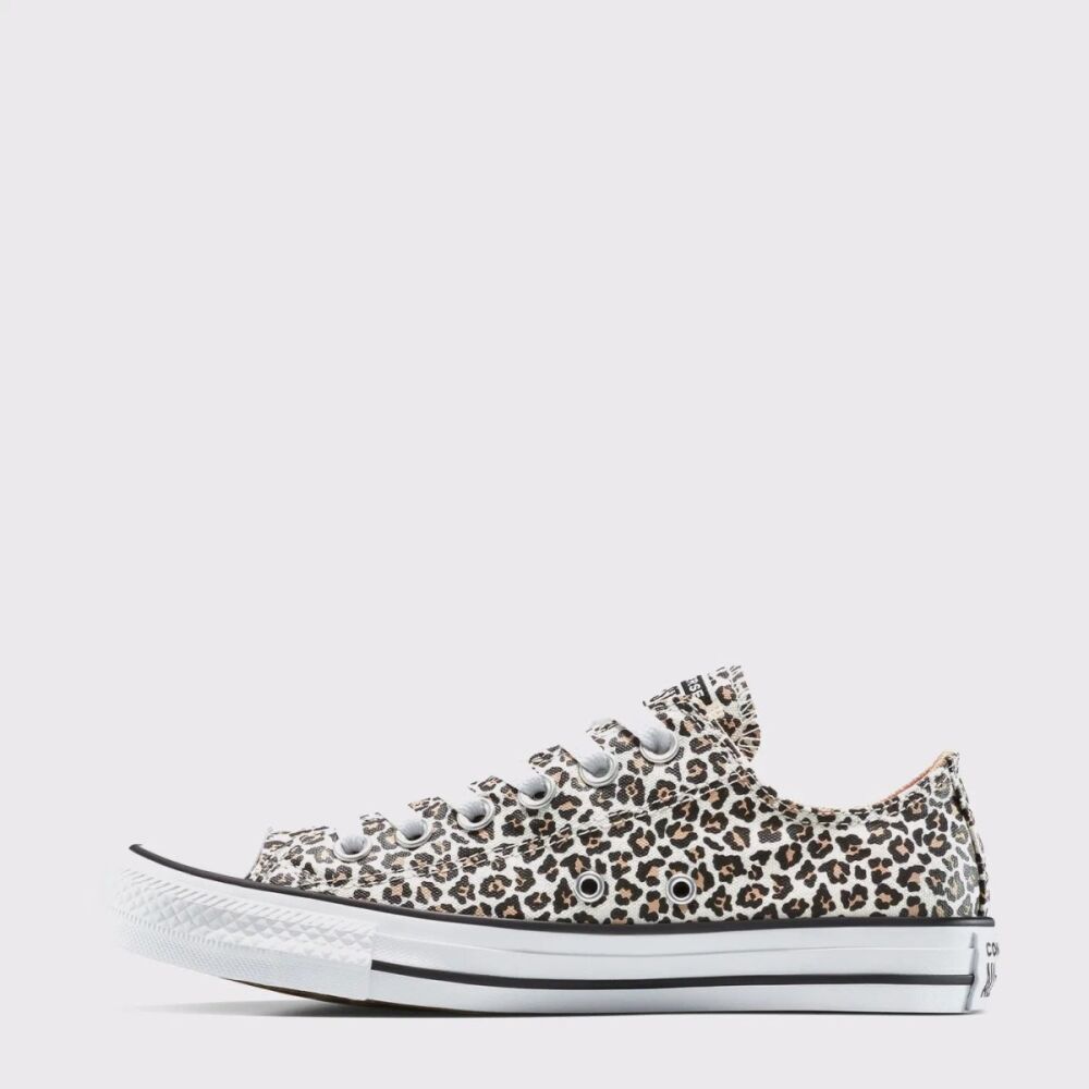 Convers Chuck Taylor All Star Leopar Desenli Kadın Ayakkabı A14941C - 4