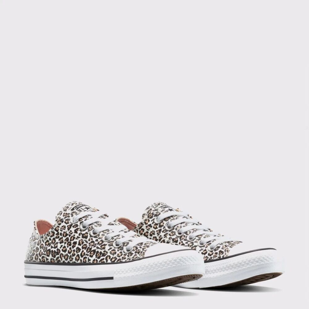 Convers Chuck Taylor All Star Leopar Desenli Kadın Ayakkabı A14941C (1)