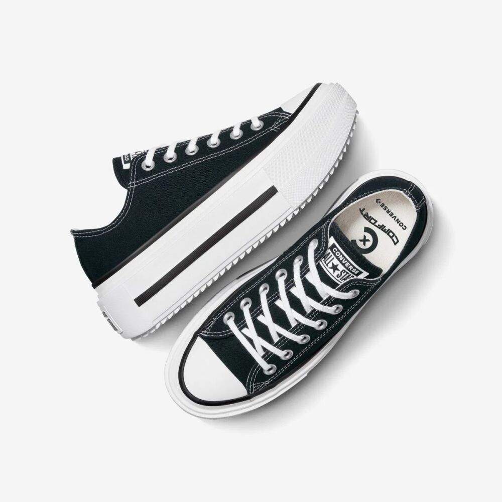 Converse Chuck Taylor All Star Lift Double Stack Platform Unisex Siyah Sneaker A15490C - 4