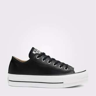 Converse Chuck Taylor All Star Lift Unisex Siyah Deri Platform Sneaker 561681C - 2