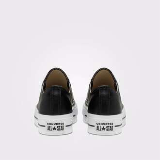 Converse Chuck Taylor All Star Lift Unisex Siyah Deri Platform Sneaker 561681C - 4