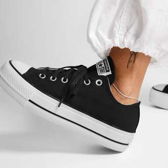 Converse Chuck Taylor All Star Lift Unisex Siyah Platform Sneaker 560250C - 2