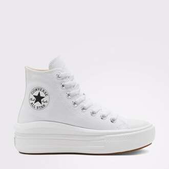 Converse Chuck Taylor All Star Move Unisex Beyaz Platform Sneaker 568498C - 1