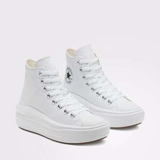 Converse Chuck Taylor All Star Move Unisex Beyaz Platform Sneaker 568498C - 2