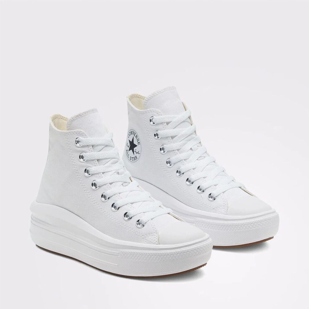 Converse Chuck Taylor All Star Move Unisex Beyaz Platform Sneaker 568498C - 2