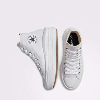 Converse Chuck Taylor All Star Move Unisex Beyaz Platform Sneaker 568498C - 5