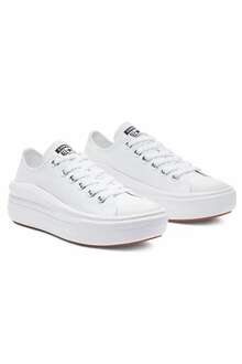 Converse Chuck Taylor All Star Move Unisex Beyaz Platform Sneaker 570257C - 2