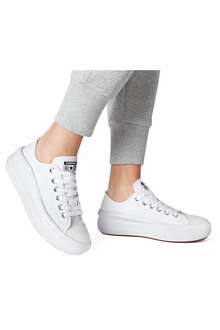 Converse Chuck Taylor All Star Move Unisex Beyaz Platform Sneaker 570257C - 5