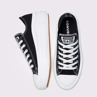Converse Chuck Taylor All Star Move Unisex Siyah Platform Sneaker 570256C - 4