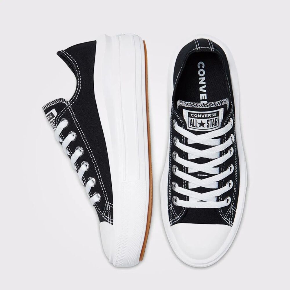 Converse Chuck Taylor All Star Move Unisex Siyah Platform Sneaker 570256C - 4