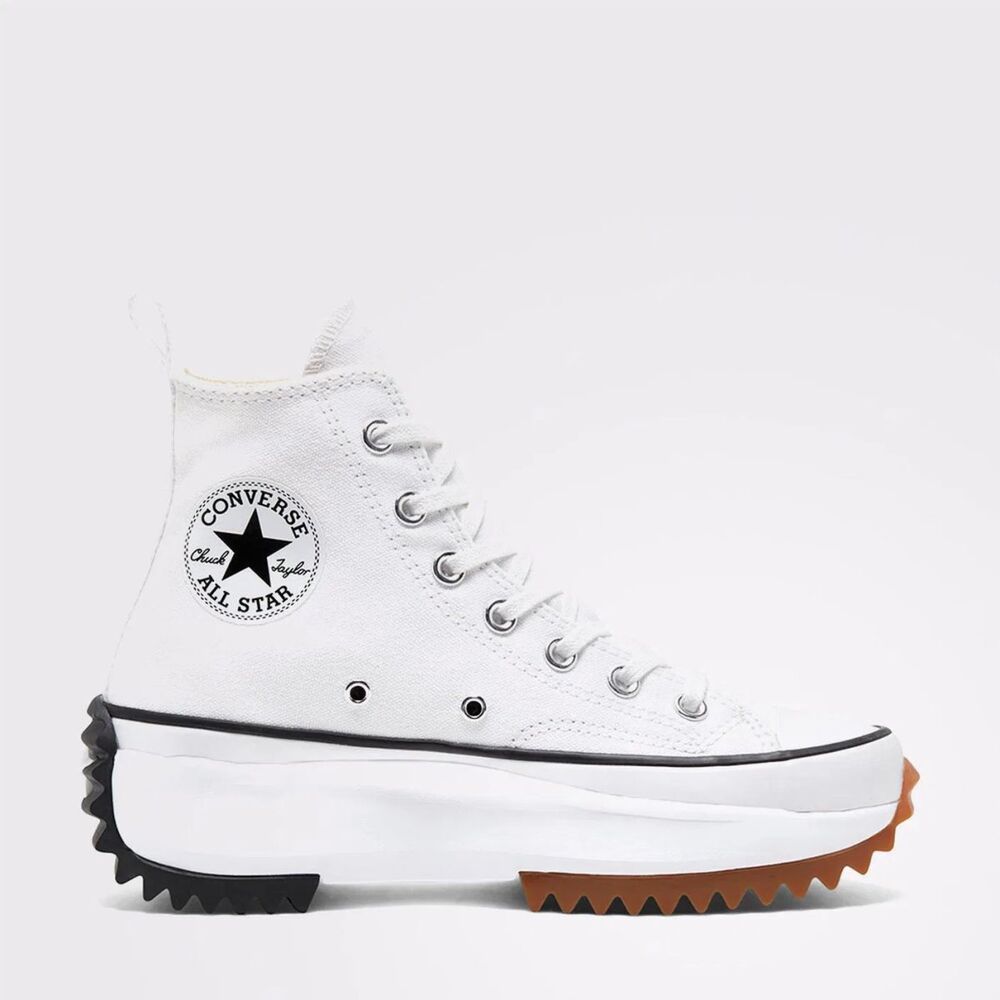 Converse Run Star Hike Unisex Beyaz Platform Sneaker 166799C - 1