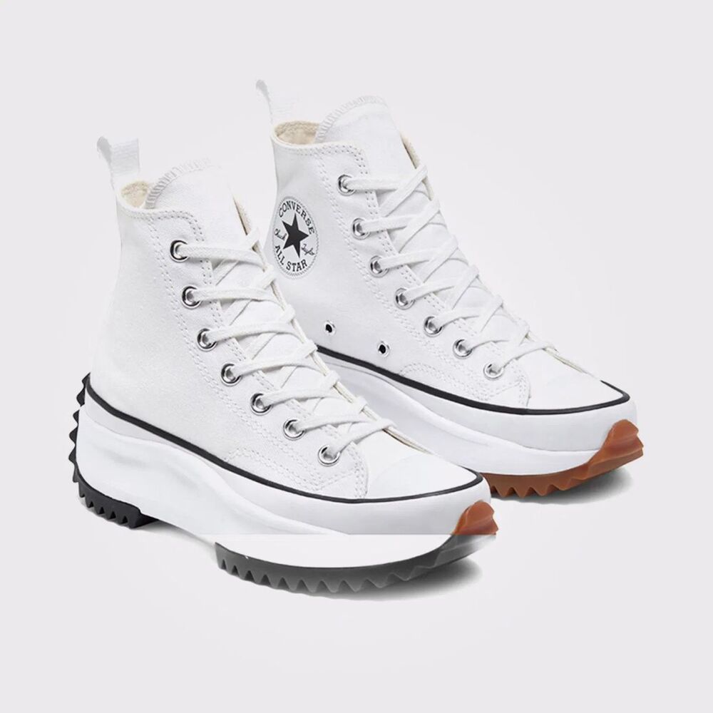 Converse Run Star Hike Unisex Beyaz Platform Sneaker 166799C - 2