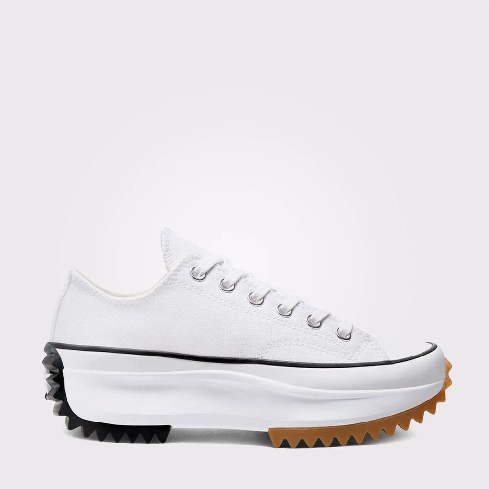 Converse Run Star Hike Unisex Beyaz Platform Sneaker 168817C - 1