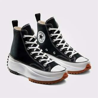 Converse Run Star Hike Unisex Siyah Platform Sneaker 166800C - 2