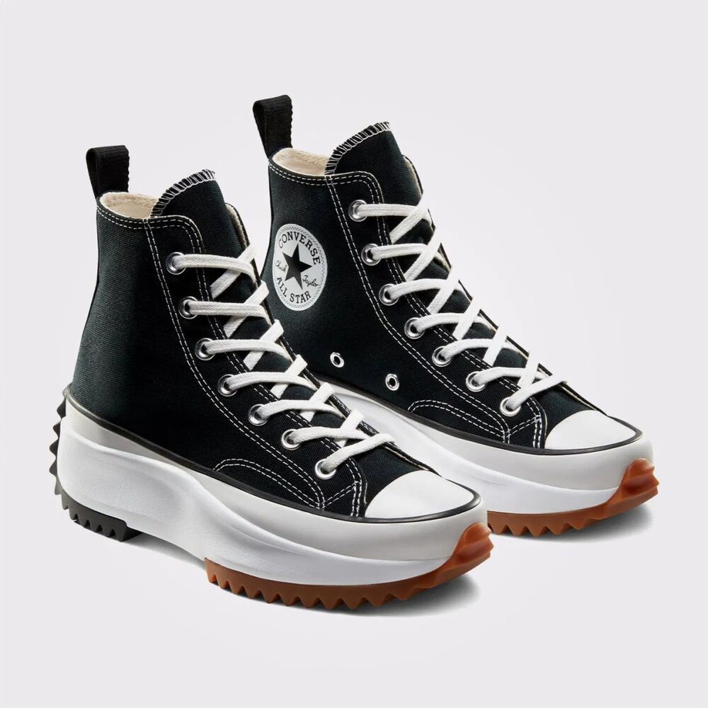 Converse Run Star Hike Unisex Siyah Platform Sneaker 166800C - 2