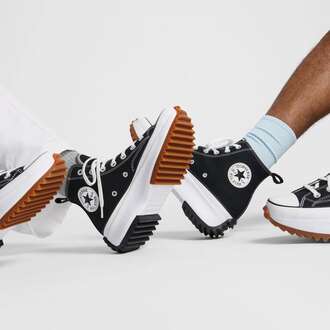 Converse Run Star Hike Unisex Siyah Platform Sneaker 166800C - 4
