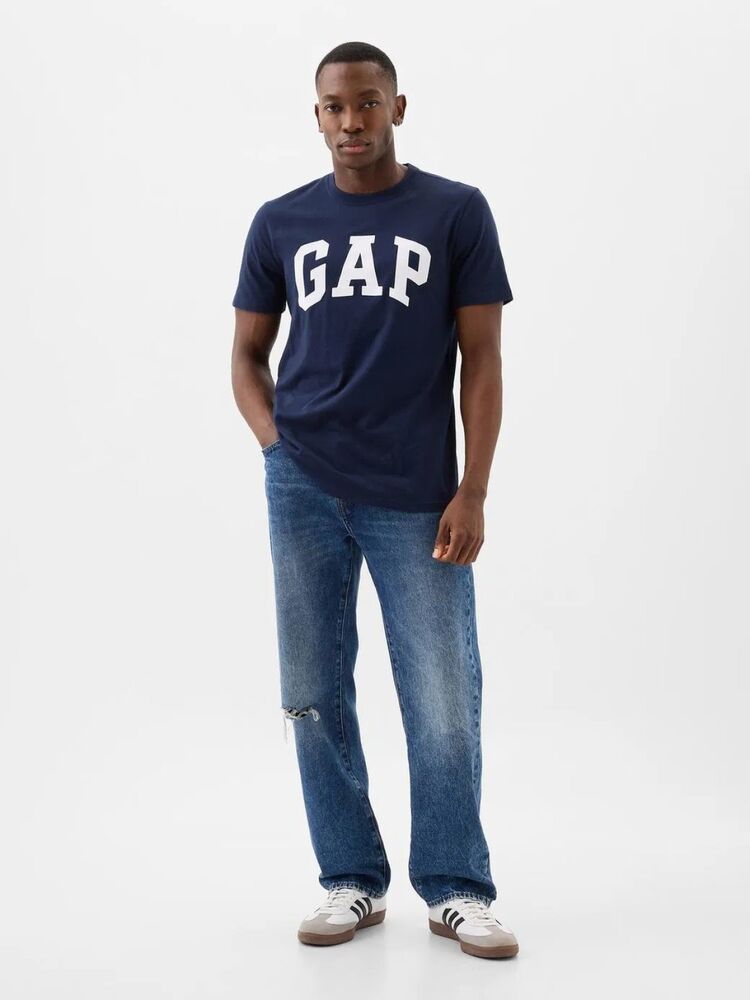 Gap V Everday Soft Basıc Logo Erkek Tişört 856659004 - 3