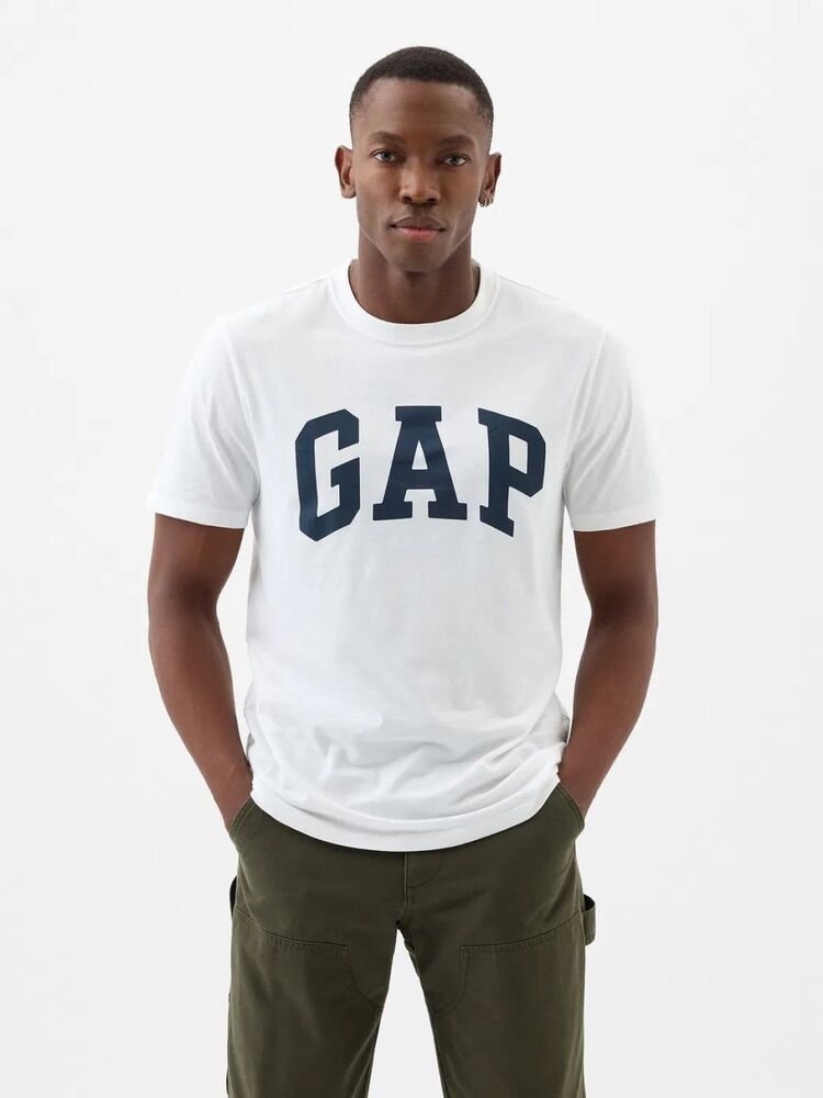 Gap V-Everyday Soft Basıc Logo Erkek Tişört 856659003 - 1