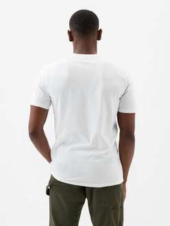 Gap V-Everyday Soft Basıc Logo Erkek Tişört 856659003 - 4