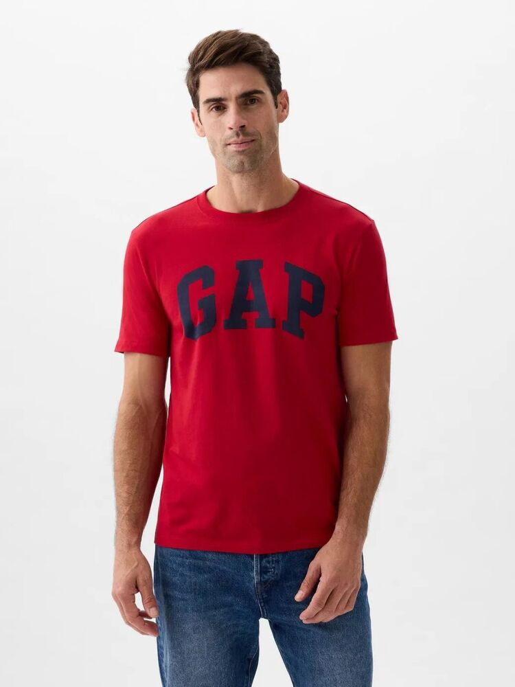 Gap V-Everyday Soft Basıc Logo Erkek Tişört 856659005 - 1