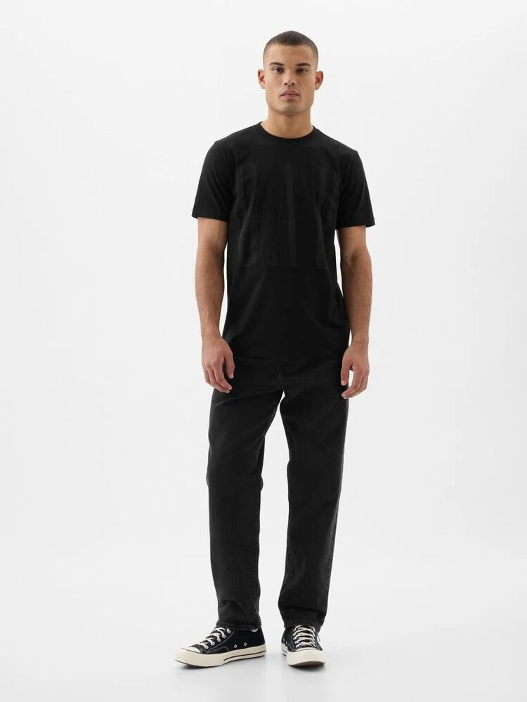 Gap V-Everyday Soft Corp Logo Erkek Tişört 866774000 - 3