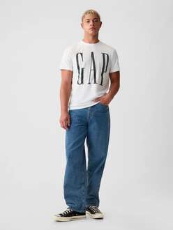 Gap V-Everyday Soft Corp Logo Erkek Tişört 866774001 - 4