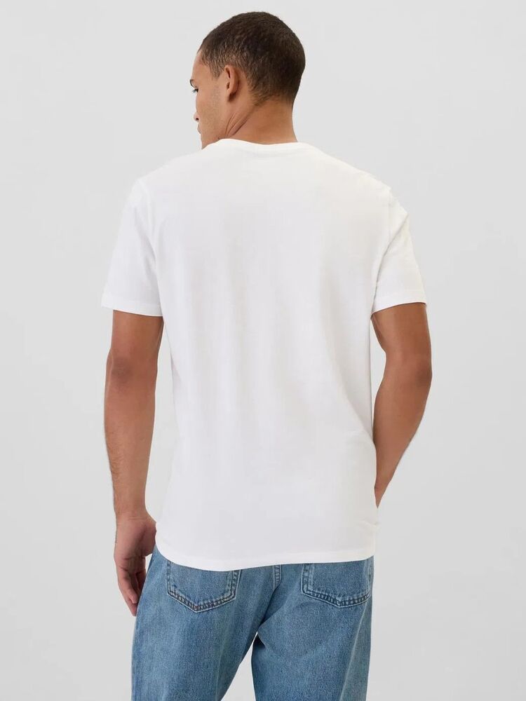 Gap V-Frch Everyday Soft Mıcro Logo Erkek Tişört 502022001 - 5
