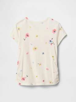 Gap V-Logo Sıde Ruched Çocuk Tişört 742430001 - 3