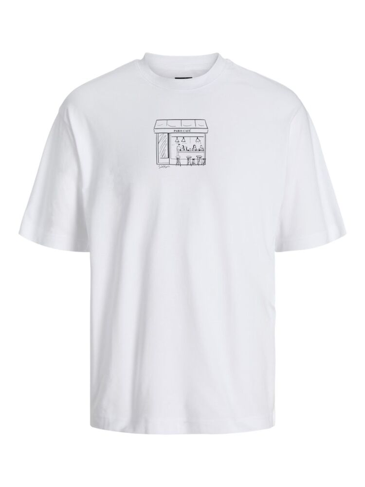 Jack Jone Bladoodle Wıde Fit Erkek Tişört 12279331 - 1