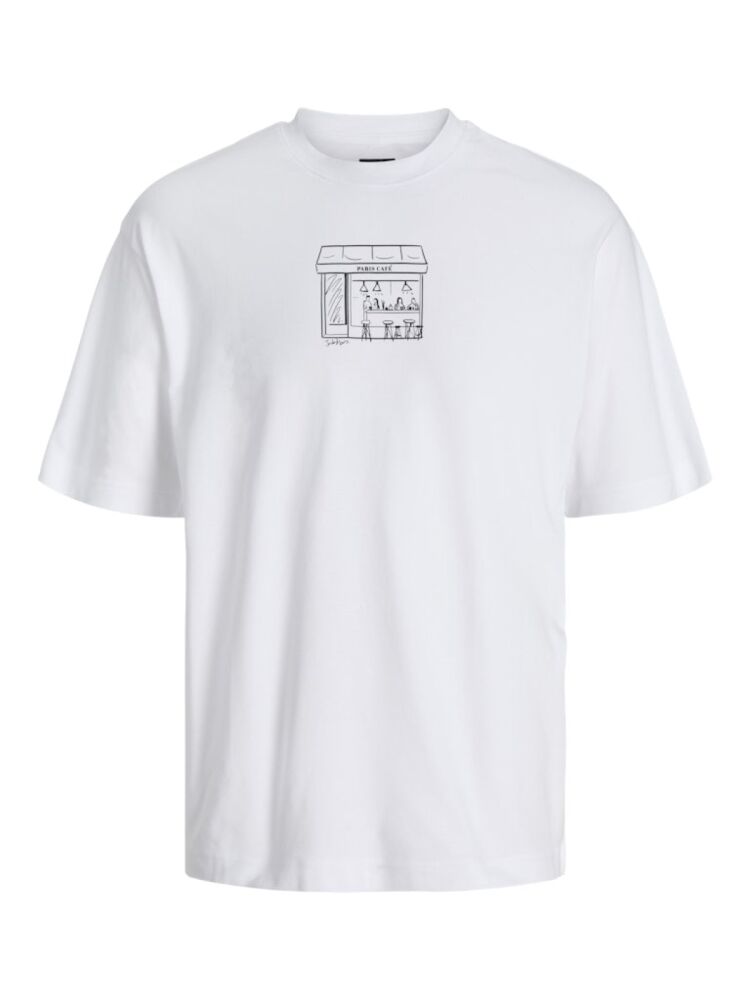 Jack Jone Bladoodle Wıde Fit Erkek Tişört 12279331