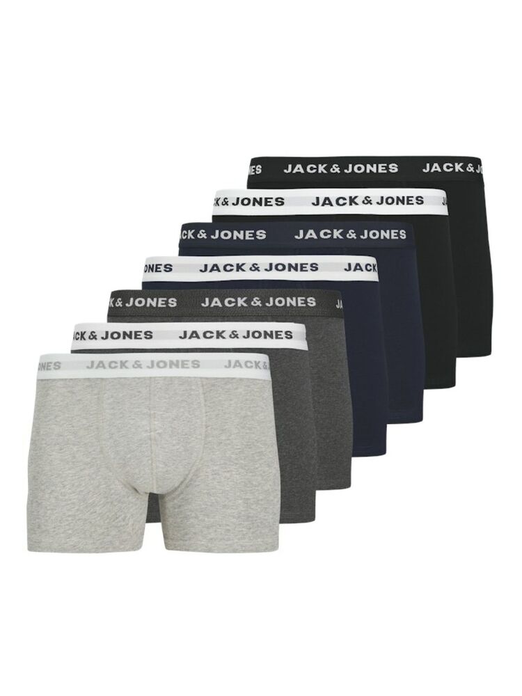 Jack Jones 7 Li Paket Erkek Boxer 12165587 - 1
