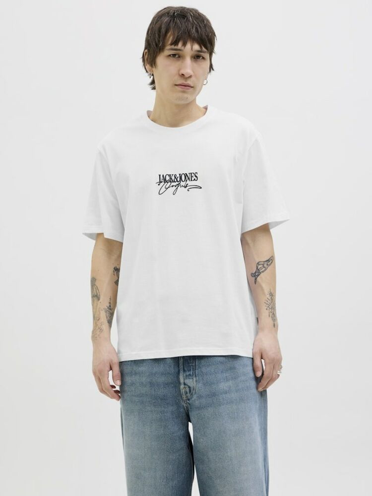 Jack Jones Almerıa Brandıng Regular Fit Erkek Tişört 12276784 - 1