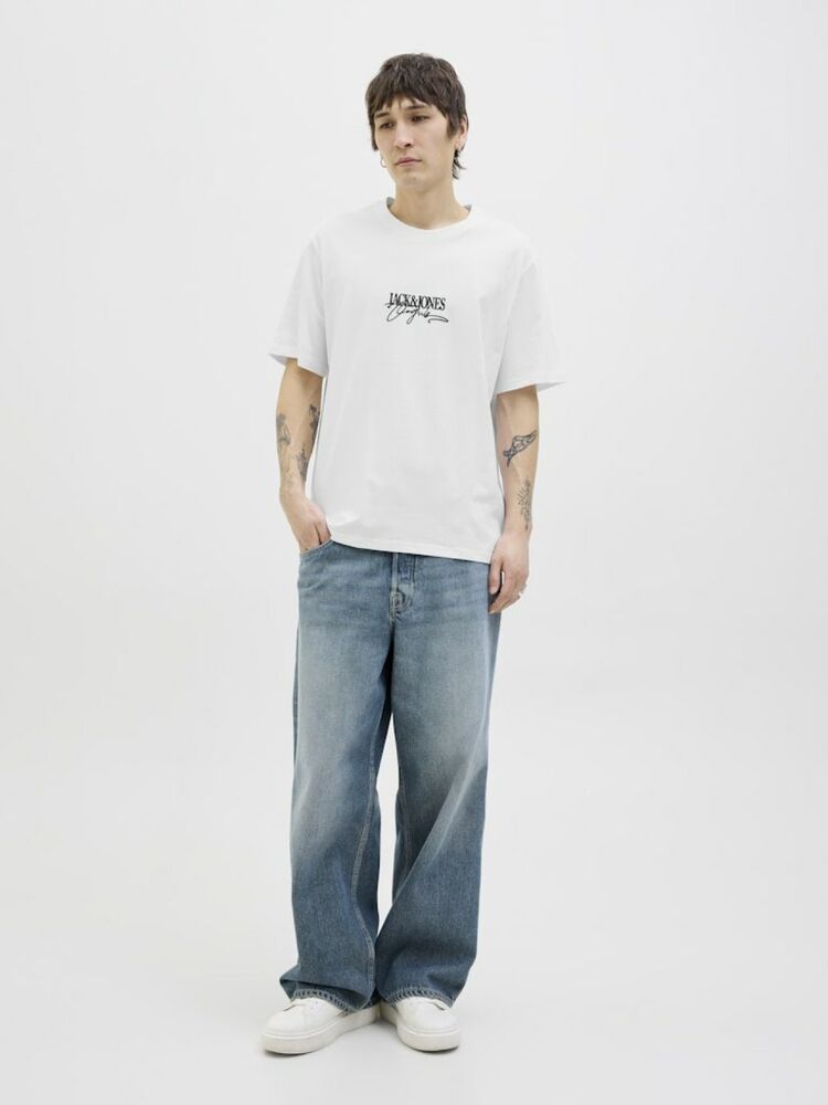 Jack Jones Almerıa Brandıng Regular Fit Erkek Tişört 12276784 - 2