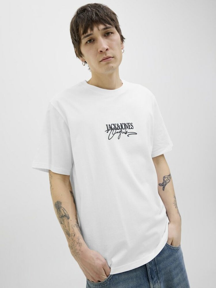 Jack Jones Almerıa Brandıng Regular Fit Erkek Tişört 12276784 - 3