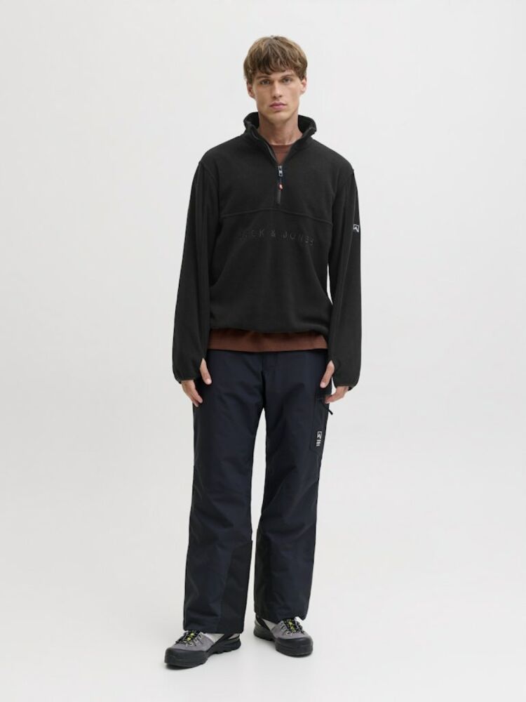 Jack Jones Alpes Half Fleece Fermuarlı Yaka Erkek Polar 12284828 (1)