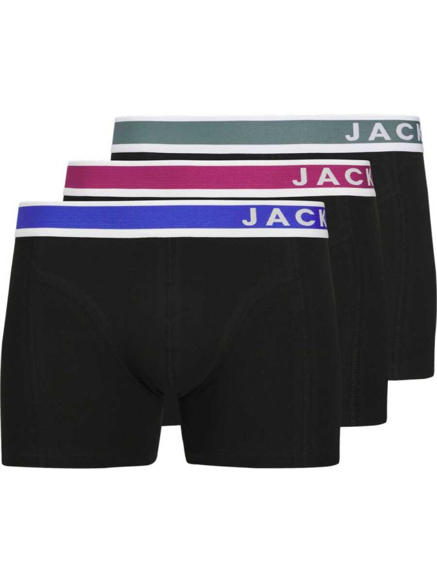 Jack Jones Aston Solıd 3 Lü Paket Erkek Boxer 12281991