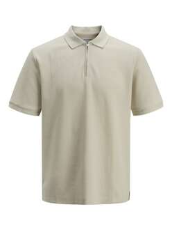 Jack Jones Austın Zıp Fermuarlı Polo Yaka Erkek Tişört 12279177 - 1