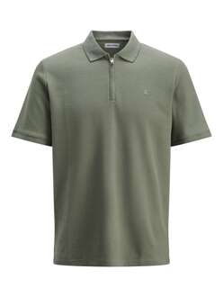 Jack Jones Austın Zıp Fermuarlı Polo Yaka Erkek Tişört 12279177 - 1