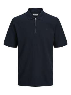 Jack Jones Austın Zıp Fermuarlı Polo Yaka Erkek Tişört 12279177 - 1