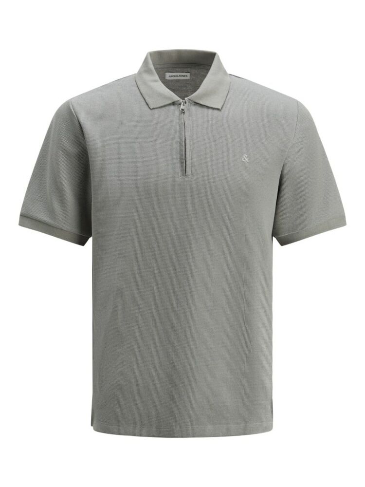 Jack Jones Austın Zıp Fermuarlı Polo Yaka Erkek Tişört 12279177 - 1
