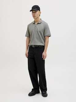 Jack Jones Austın Zıp Fermuarlı Polo Yaka Erkek Tişört 12279177 - 4
