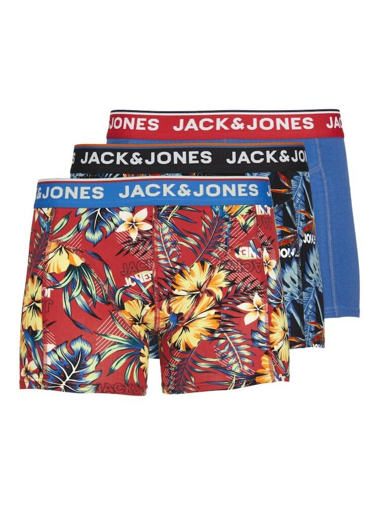 Jack Jones Azores 3 Lü Paket Erkek Boxer 12228458 - 1