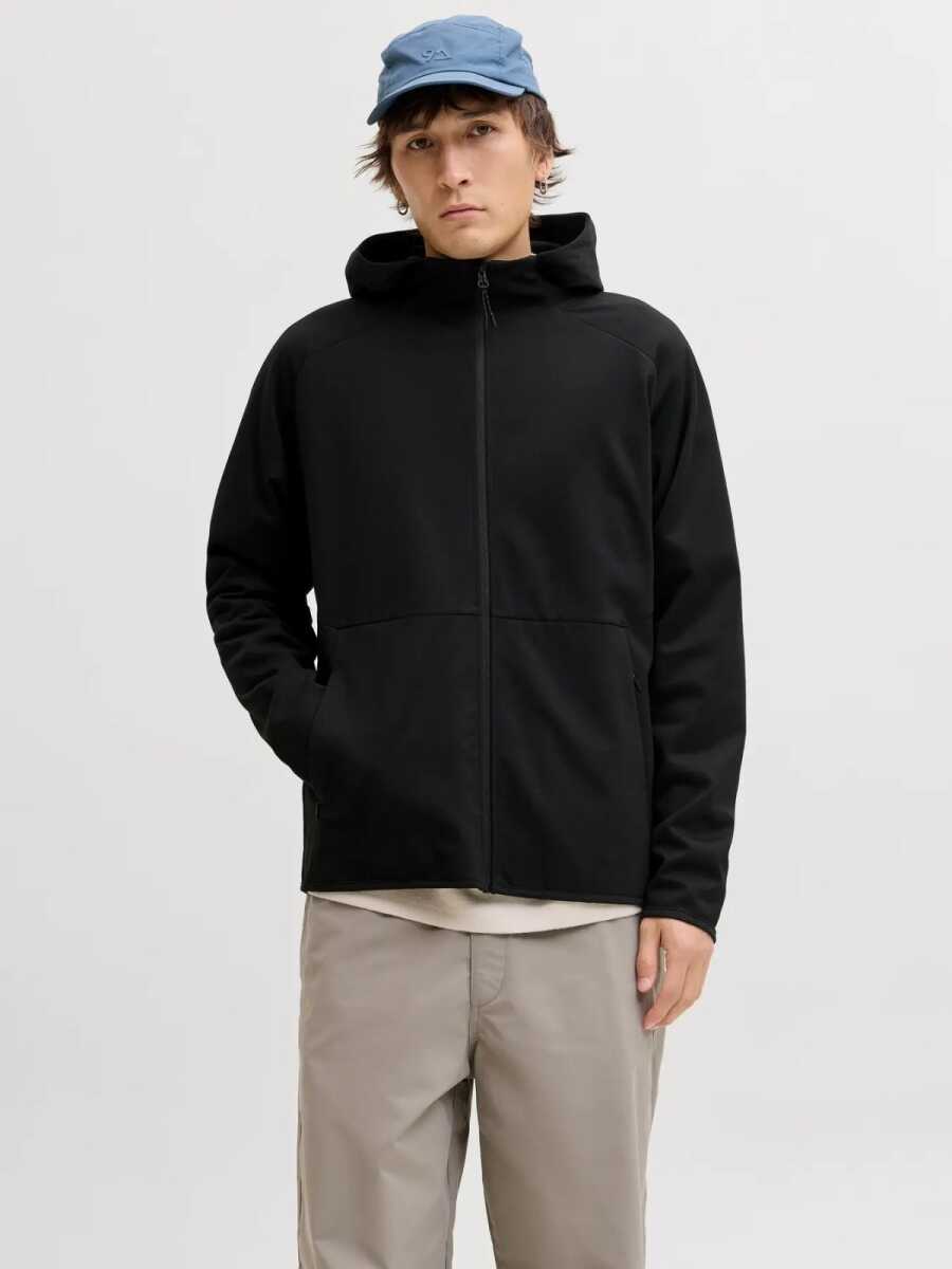 Jack Jones Base Fermuarlı Kapüşonlu Relax Fit Erkek Sweat 12289209