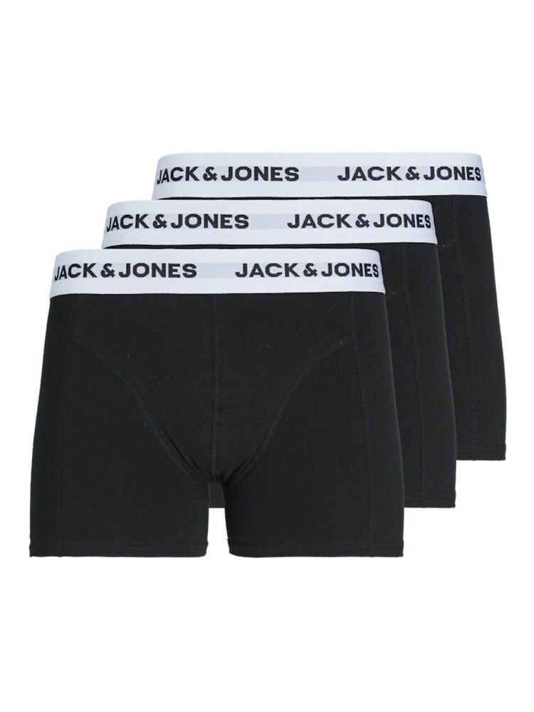 Jack Jones Basıc Whıte Wb 3 Lü Paket Erkek Boxer 12213629 - 1