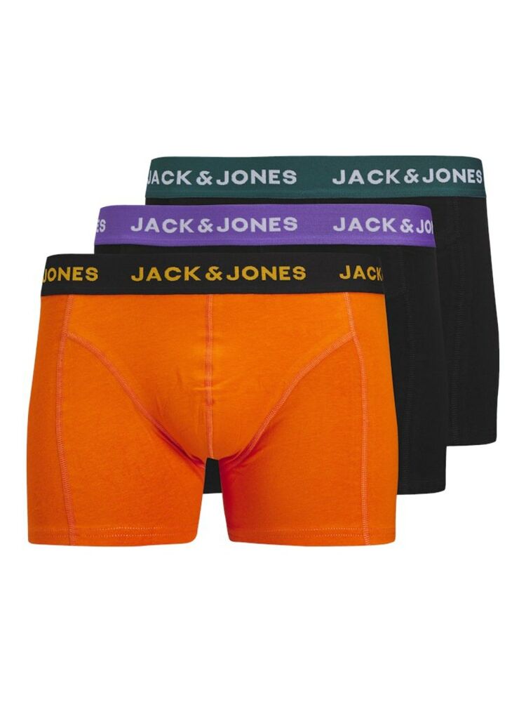 Jack Jones Ben Solıd 3 Lü Paket Erkek Boxer 12268601 - 1